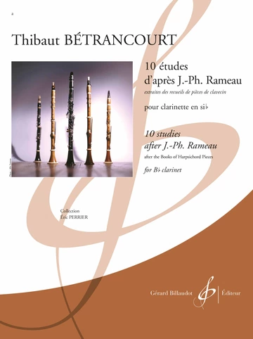 10 Études d’après Jean-Philippe Rameau Visuel